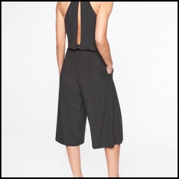 Athleta Mercer wide leg crop sleeveless jumpsuit 2 - Picture 2 of 16